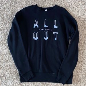 Orangetheory “All Out Goat Blocks” sweatshirt